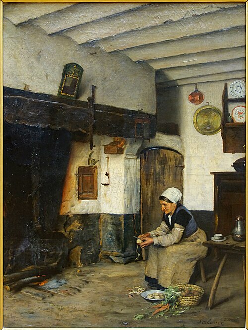 The Therese's house, 1881, Émile Salomé