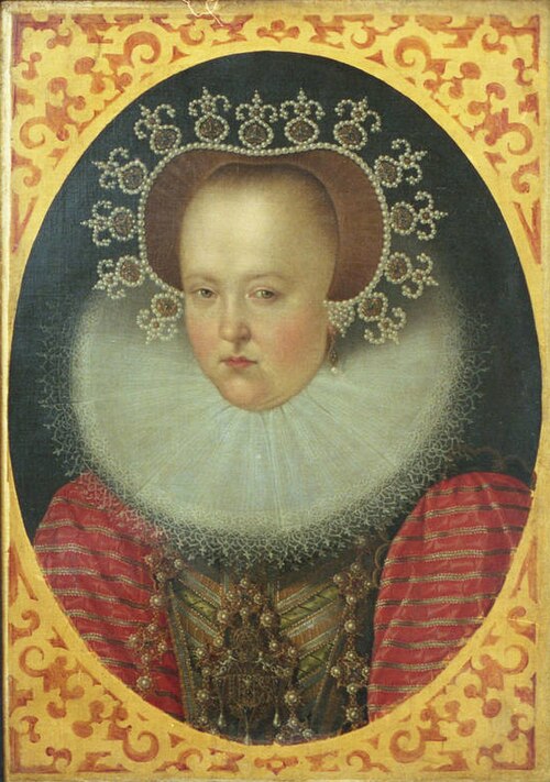 Sophia of Brandenburg, Electress of Saxony, 1590, Andreas Riehl (II)