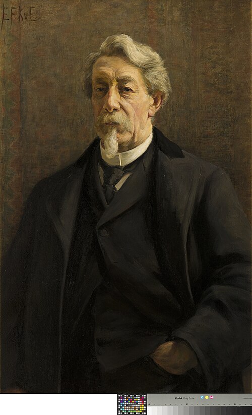 Portrait of Hendrik Dirk Kruseman van Elten (1829-1904), 1900, Elisabeth Frederica Kruseman van Elten