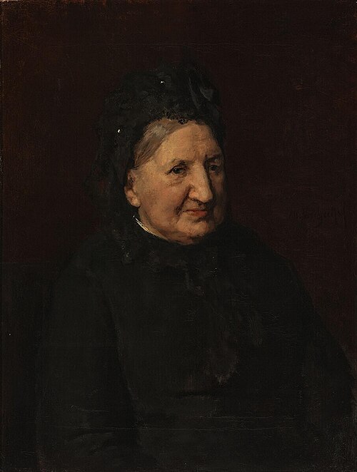 Portret van Mevrouw E. van der Schilden-Hammer, 1890, Albert Neuhuys