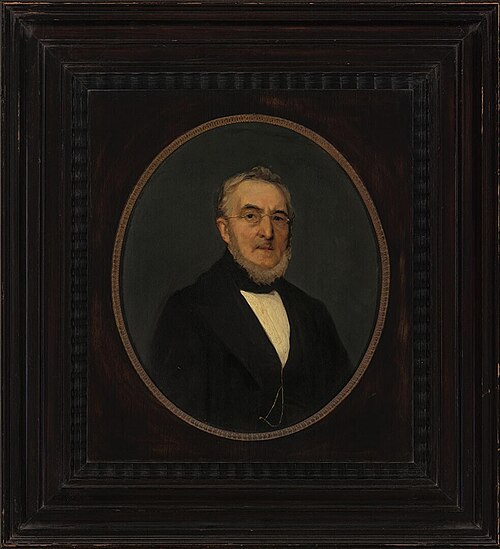 Portret van een oude heer, 1867, Albert Neuhuys