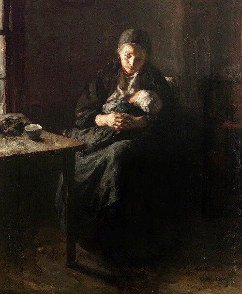 Maternal Love (Sorrow), 1857, Albert Neuhuys