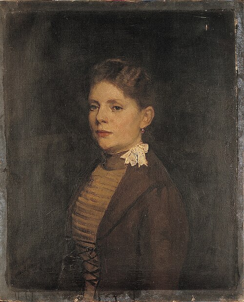 Portrait of Johanna Maria Catharina Henriette Balmakers (1867-1895), 1885, Albert Neuhuys