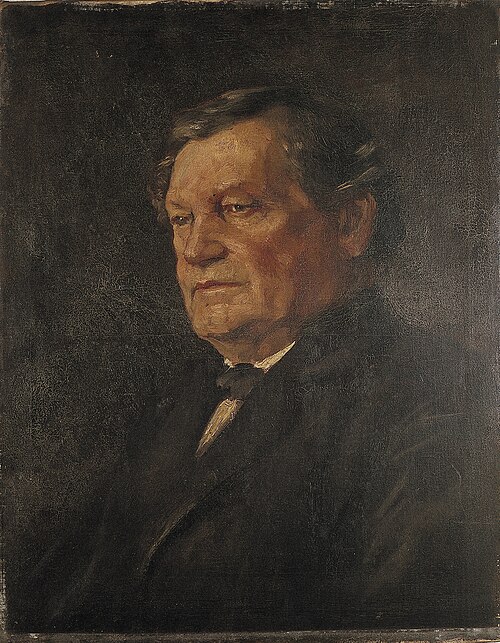 Portrait of Petrus Antonius Balmakers (1831-1903), 1887, Albert Neuhuys