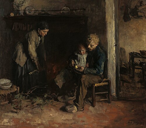 Working-class Family, 1890, Albert Neuhuys