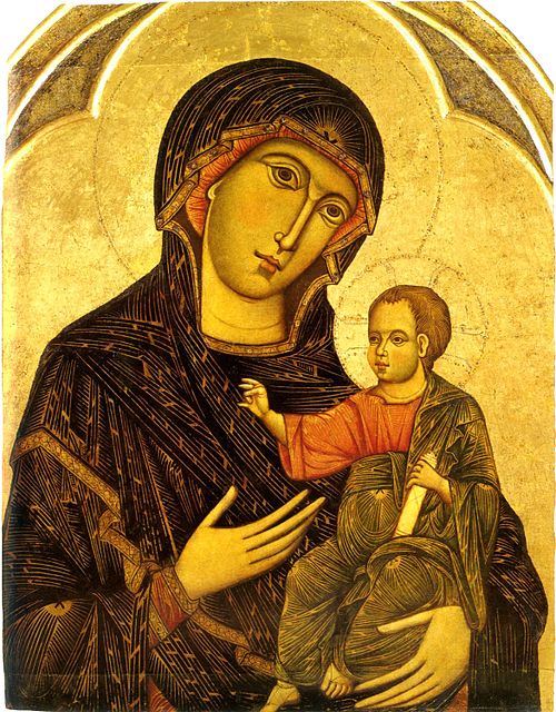 Vierge à l'Enfant dite Madonna del Voto, 1267, Dietisalvi di Speme