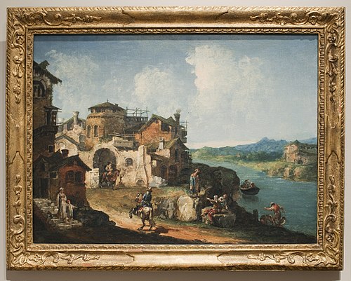 Landscape Capriccio, 1735, Michele Marieschi