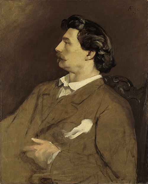 Selbstbildnis, 1878, Anselm Feuerbach