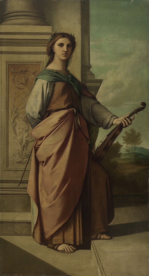 Die Musikalische Poesie, 1856, Anselm Feuerbach