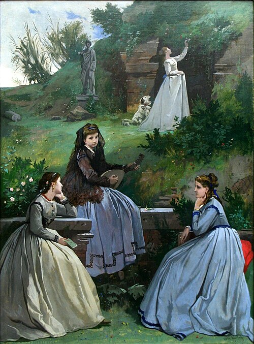 Spring Scene, 1868, Anselm Feuerbach