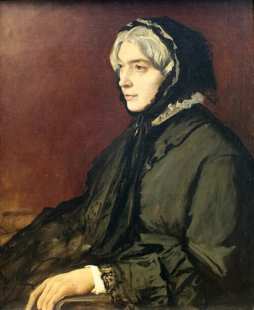 The Artist's Step-mother, Henriette Feuerbach, 1878, Anselm Feuerbach