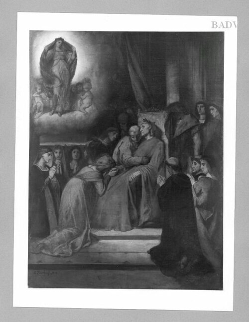 Death of Dante, 1858, Anselm Feuerbach