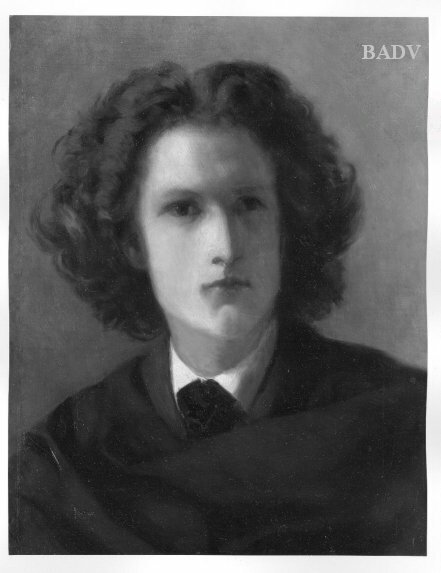 Portrait (of the author?), 1854, Anselm Feuerbach
