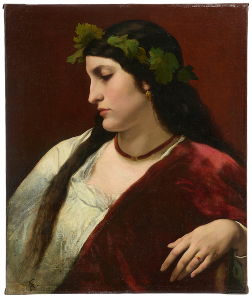 Nanna en bacchante, 1861, Anselm Feuerbach