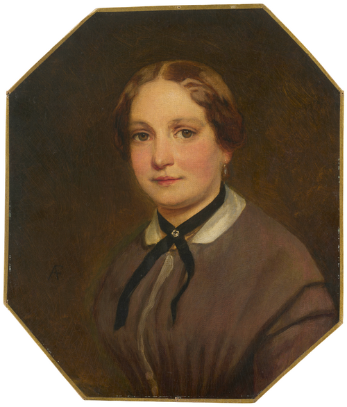 Portrait de sa sœur Emilie (1827-1873), 1852, Anselm Feuerbach