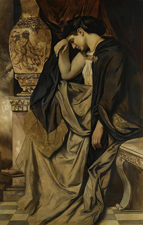 Medea an der Urne, 1873, Anselm Feuerbach