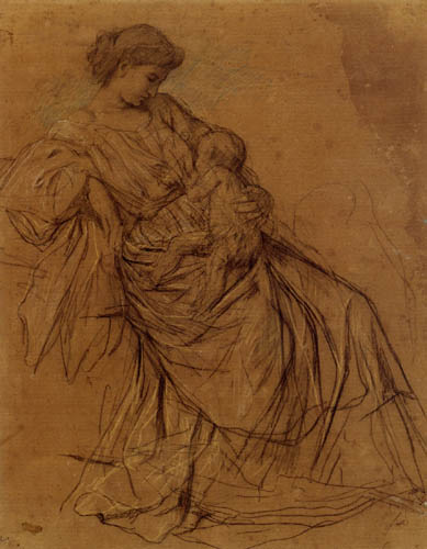 Medea avec infant, 1868, Anselm Feuerbach