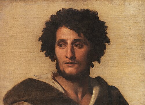 Studienkopf eines Römers, 1857, Anselm Feuerbach