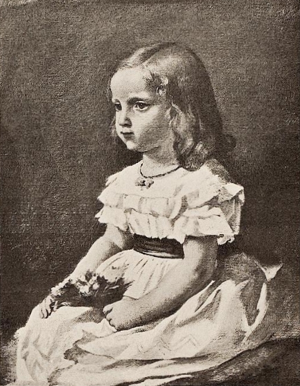 Portrait of a Girl, , Anselm Feuerbach