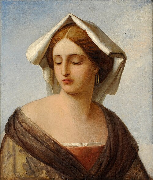 Portrait einer Venezianerin, 1855, Anselm Feuerbach