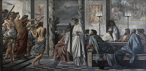 Le Banquet de Platon, 1869, Anselm Feuerbach