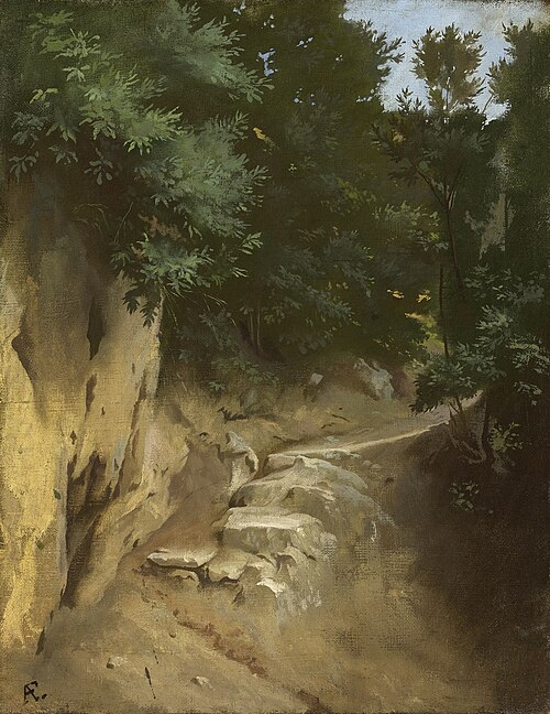 Narrow Path in the Campagna Romana, 1860, Anselm Feuerbach