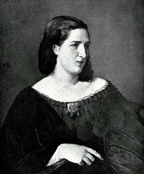 Die Schriftstellerin und Journalistin Rosalie Braun-Artaria, 1860, Anselm Feuerbach