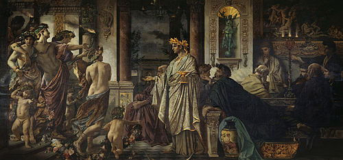 The Symposium, 1871, Anselm Feuerbach