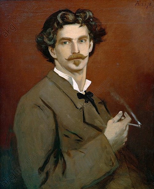 Autoportrait, 1878, Anselm Feuerbach