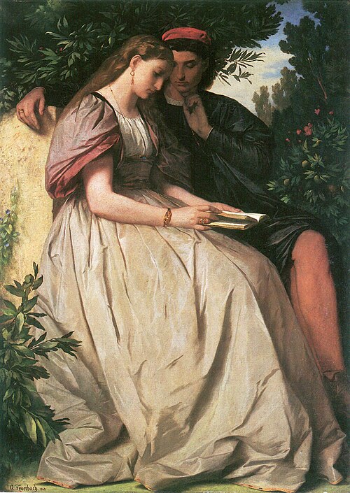 Paolo and Francesca, 1864, Anselm Feuerbach