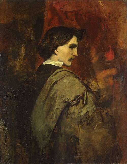 Autoportrait, 1856, Anselm Feuerbach