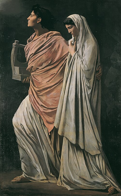 Orphée et Eurydice, 1869, Anselm Feuerbach