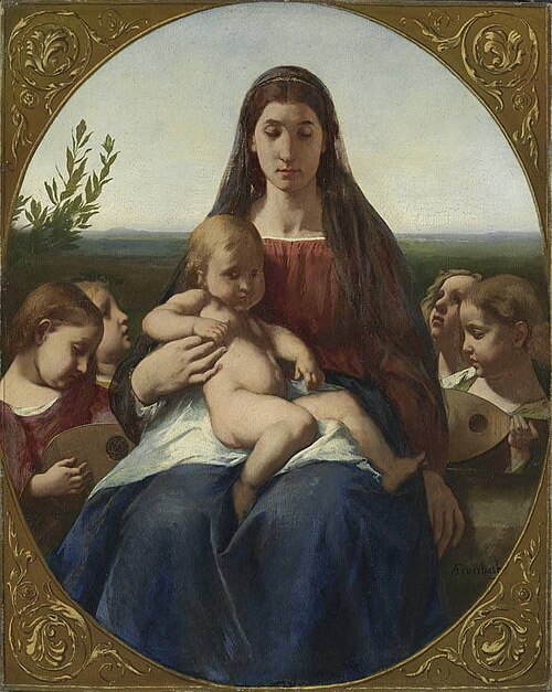 Madonna, 1863, Anselm Feuerbach