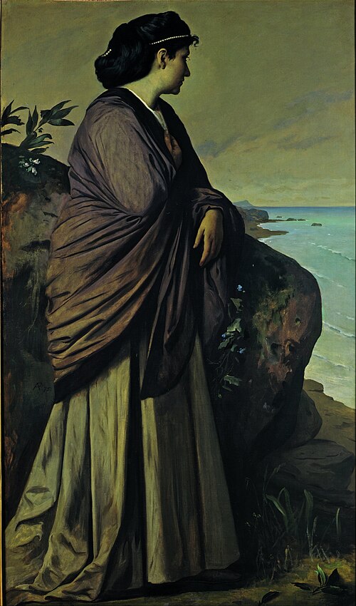 On the Seashore (Modern Iphigenia), 1875, Anselm Feuerbach