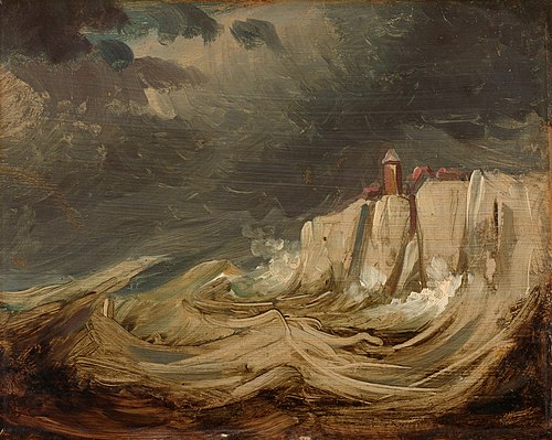 Storms on the Coast, 1850, Johannes Tavenraat