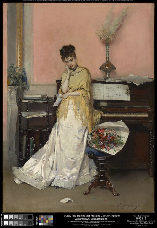 Reverie—The Letter, , Raimundo de Madrazo y Garreta