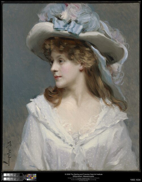 Woman in White, 1880, Raimundo de Madrazo y Garreta