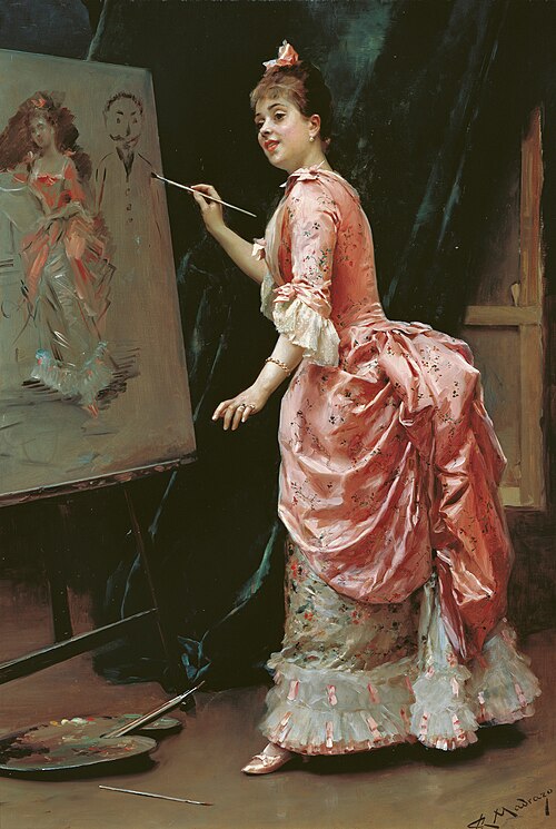 Modèle faisant des méfaits, 1885, Raimundo de Madrazo y Garreta