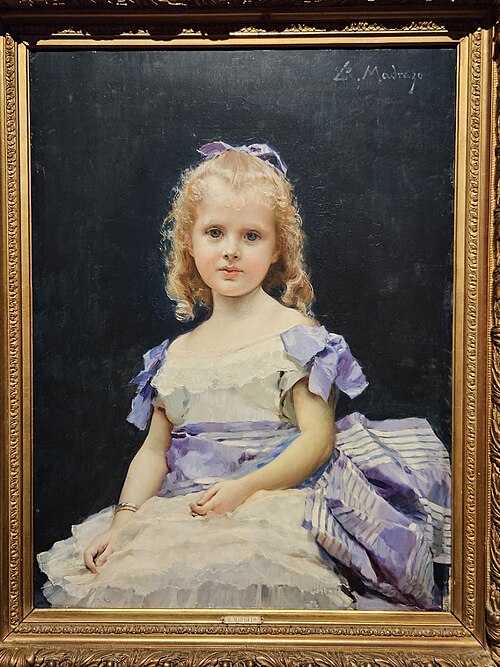 Retrato de Menina, 1885, Raimundo de Madrazo y Garreta