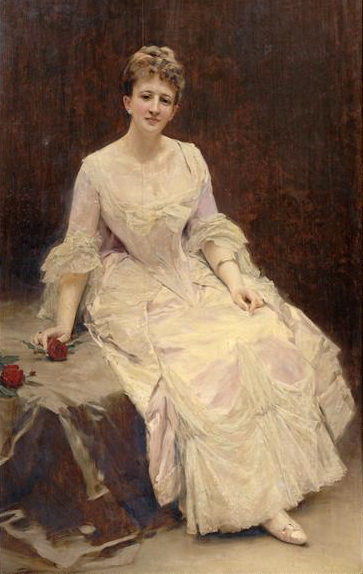 La Marquise d'Hervey Saint-Denys, assise, 1885, Raimundo de Madrazo y Garreta