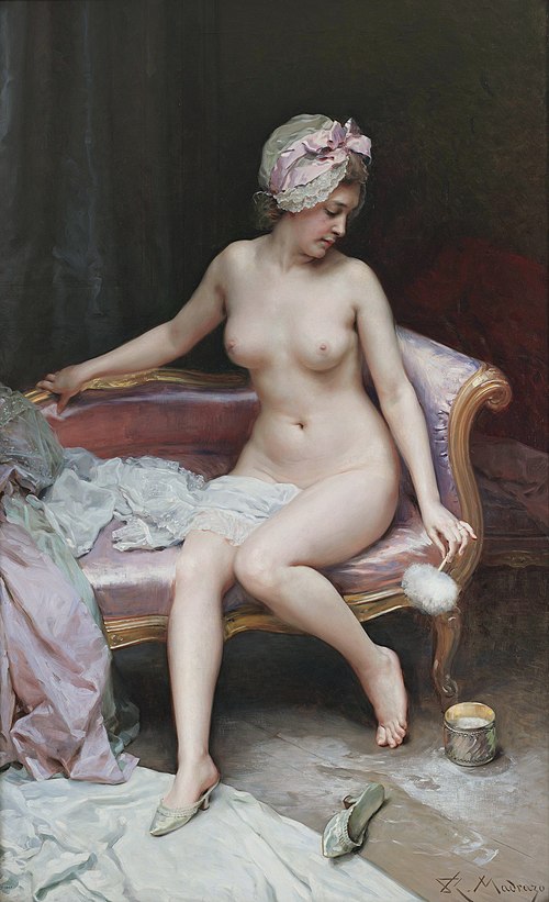 After the Bath (Female Nude), 1895, Raimundo de Madrazo y Garreta