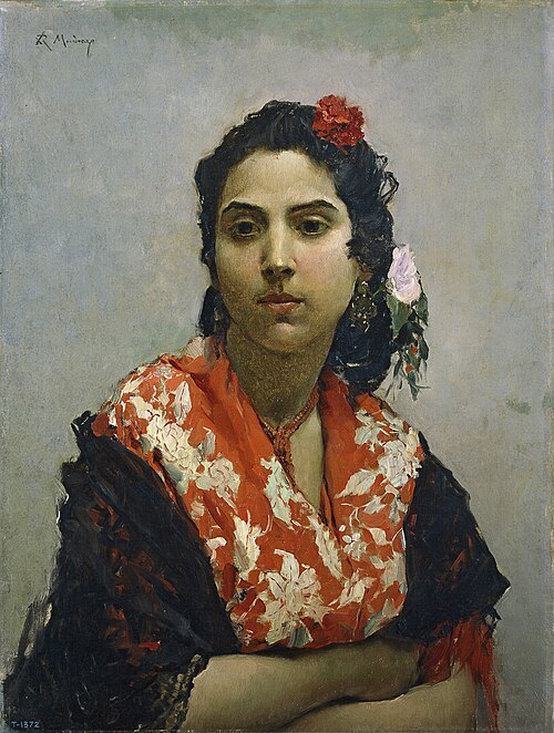 Gipsy girl, 1872, Raimundo de Madrazo y Garreta
