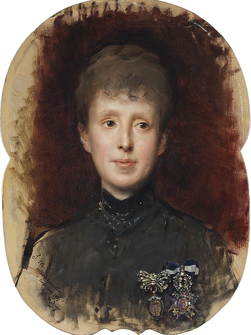 Maria Christina of Austria, 1887, Raimundo de Madrazo y Garreta