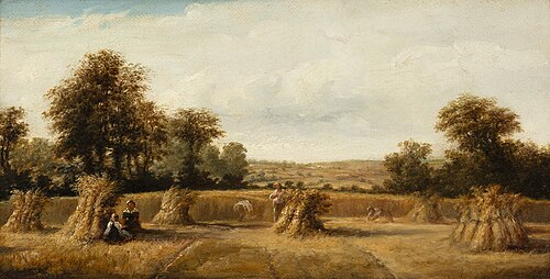The Cornfield, , John Linnell