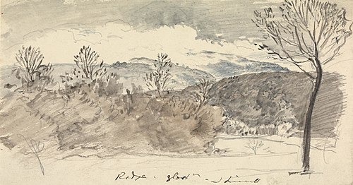 View at Mr. Sheppard's, The Ridge, Gloucestershire, , John Linnell
