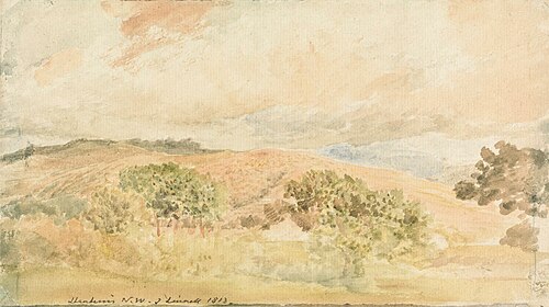 Llanberis, North Wales, 1813, John Linnell