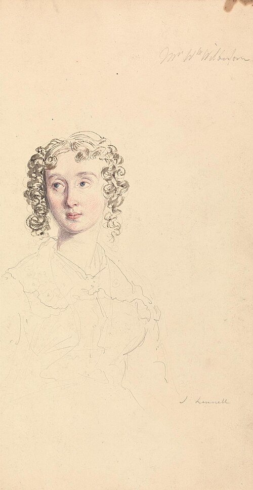 Study of Mrs. William Wilberforce, 1824, John Linnell