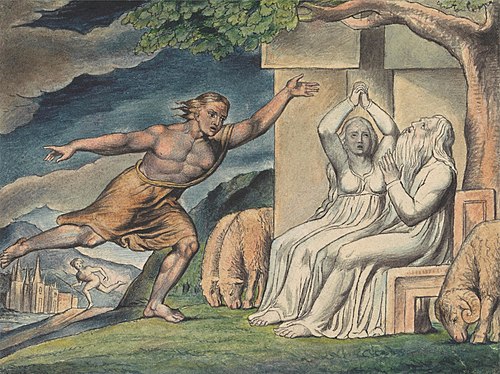 The Messengers Tell Job of the Misfortunes that Have Befallen Him, , John Linnell