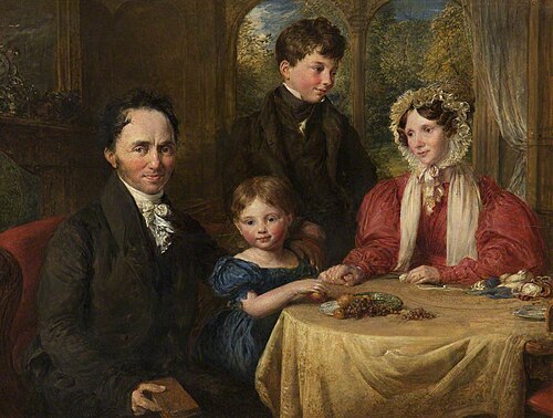 William Albin Garratt (1780–1858), and Family, 1830, John Linnell