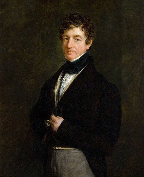 Captain Holland Lecky (1794–1854), 1841, John Linnell